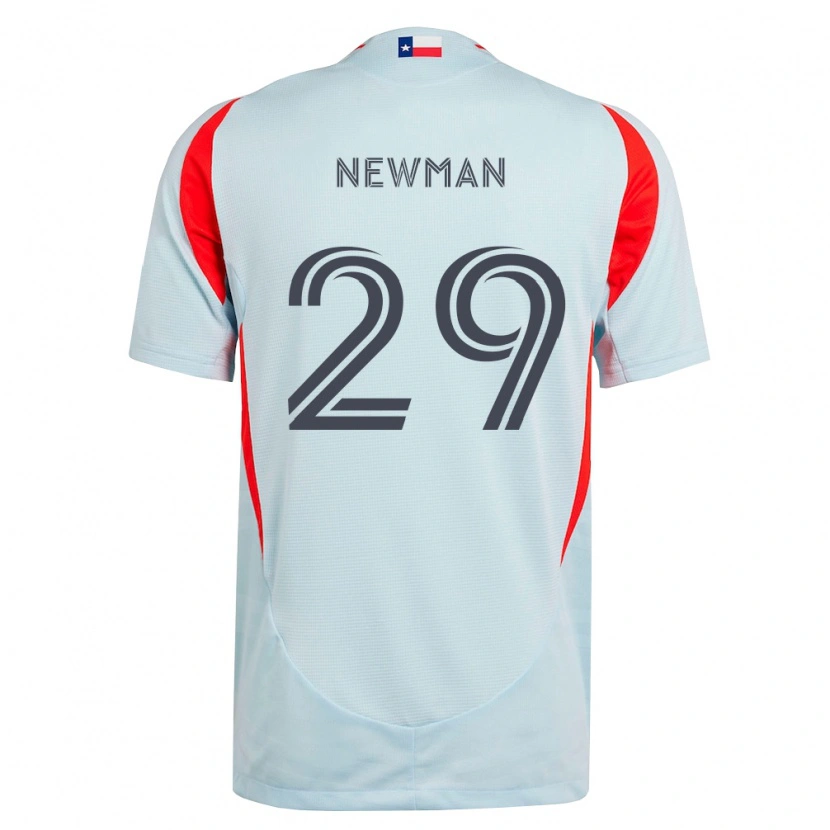 Danxen Kvinder Enzo Newman #29 Mørkegrå Hvid Rød Udebane Spillertrøjer 2026/27 Trøje T-Shirt