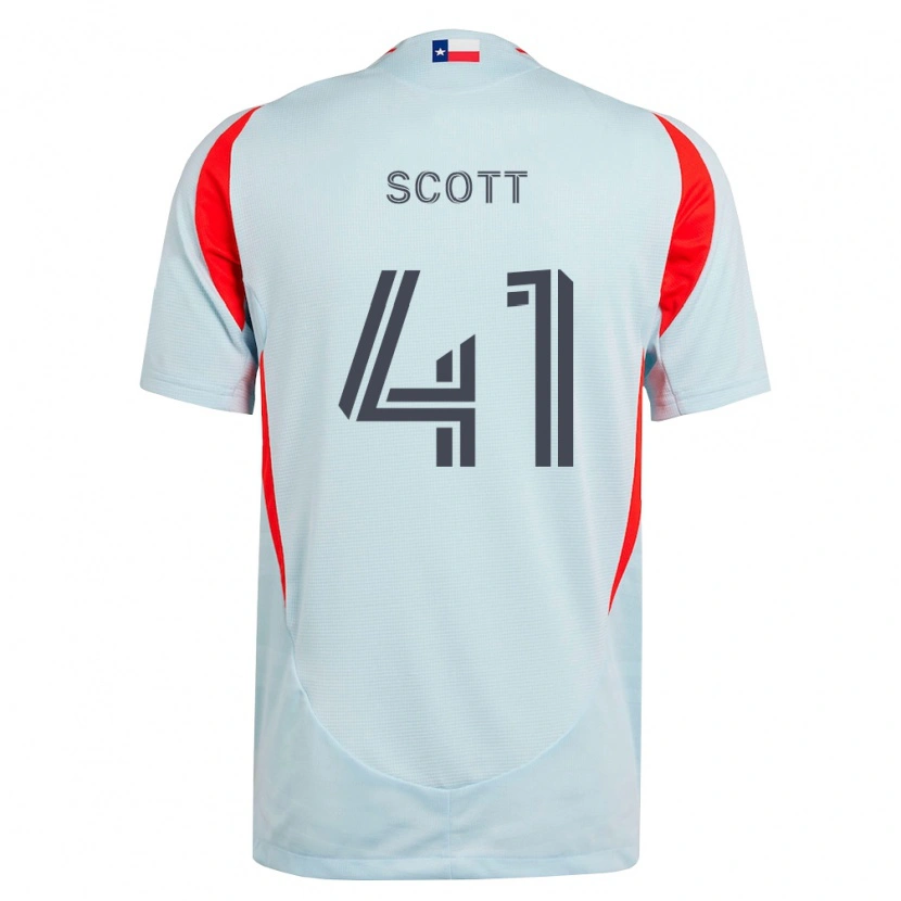 Danxen Kvinder Tarik Scott #41 Mørkegrå Hvid Rød Udebane Spillertrøjer 2026/27 Trøje T-Shirt