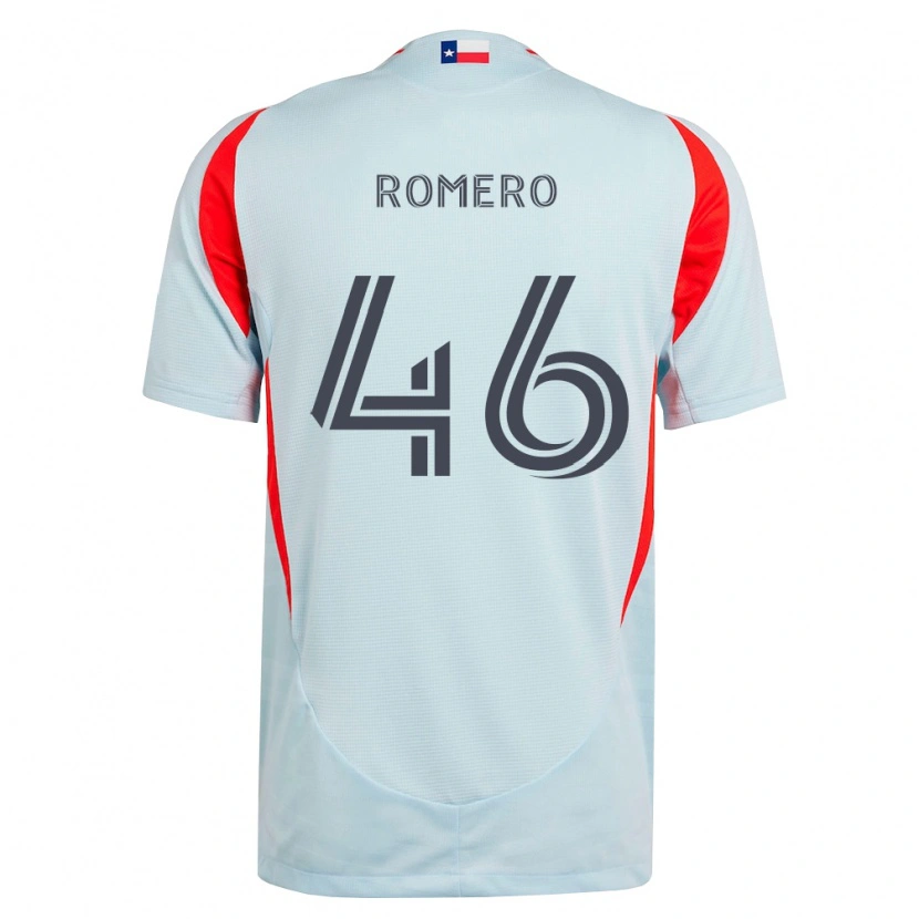 Danxen Kvinder Isaac Romero #46 Mørkegrå Hvid Rød Udebane Spillertrøjer 2026/27 Trøje T-Shirt