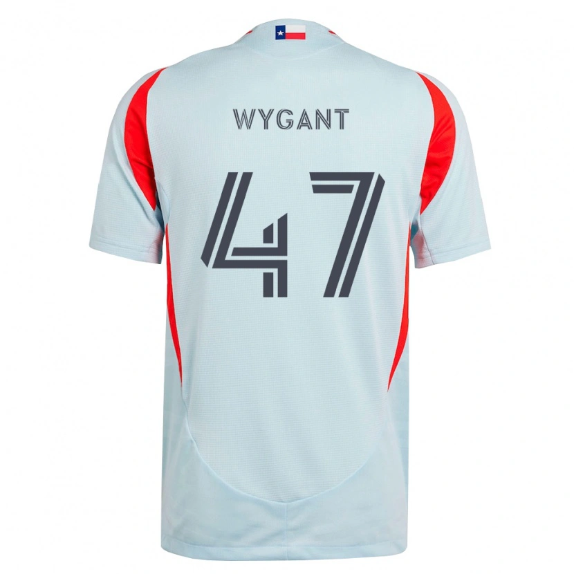 Danxen Kvinder Christian Wygant #47 Mørkegrå Hvid Rød Udebane Spillertrøjer 2026/27 Trøje T-Shirt