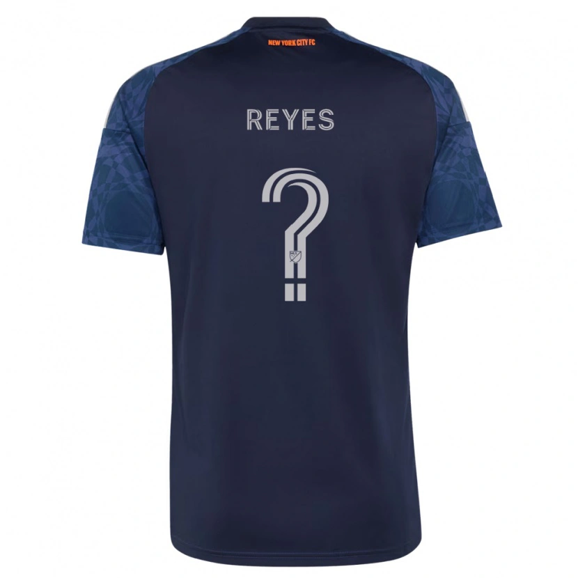 Danxen Kvinder Andrew Reyes #0 Dyb Blå Hvid Udebane Spillertrøjer 2026/27 Trøje T-Shirt