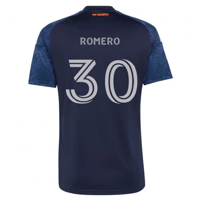 Danxen Kvinder Tomás Romero #30 Dyb Blå Hvid Udebane Spillertrøjer 2026/27 Trøje T-Shirt