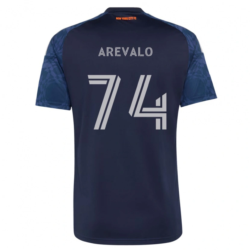 Danxen Kvinder Ronny Arévalo #74 Dyb Blå Hvid Udebane Spillertrøjer 2026/27 Trøje T-Shirt