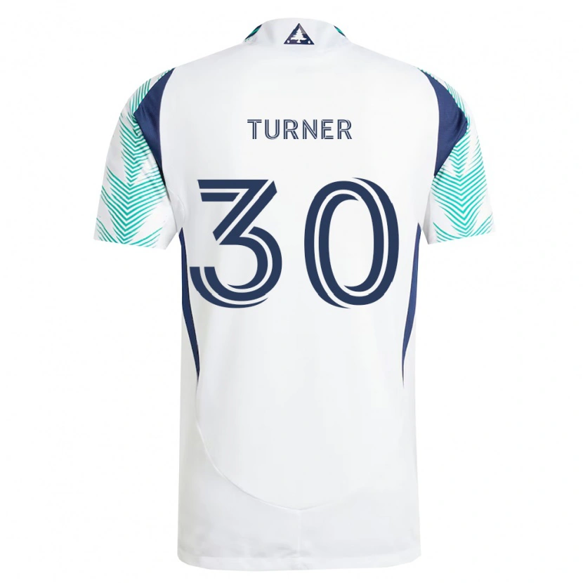 Danxen Kvinder Matt Turner #30 Hvid Marineblå Lysegrøn Udebane Spillertrøjer 2026/27 Trøje T-Shirt