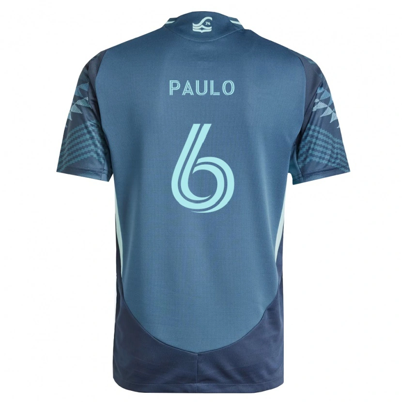 Danxen Kvinder João Paulo #6 Marineblå Grøn Udebane Spillertrøjer 2026/27 Trøje T-Shirt