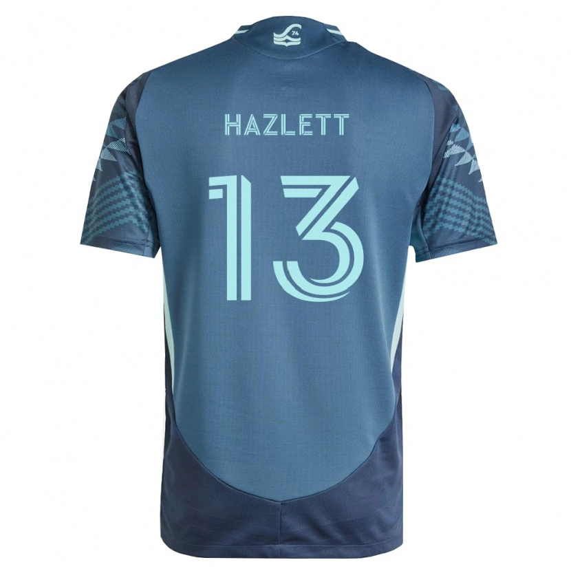 Danxen Kvinder Kimberly Hazlett #13 Marineblå Grøn Udebane Spillertrøjer 2026/27 Trøje T-Shirt