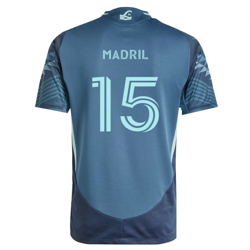 Danxen Kvinder Emily Madril #15 Marineblå Grøn Udebane Spillertrøjer 2026/27 Trøje T-Shirt