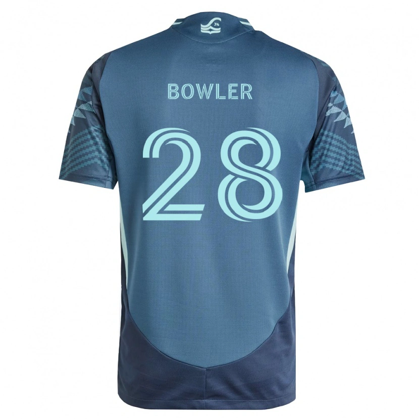 Danxen Kvinder Rachel Bowler #28 Marineblå Grøn Udebane Spillertrøjer 2026/27 Trøje T-Shirt