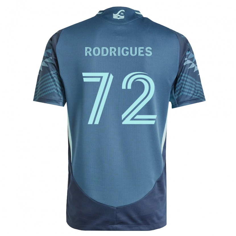 Danxen Kvinder Braudílio Rodrigues #72 Marineblå Grøn Udebane Spillertrøjer 2026/27 Trøje T-Shirt