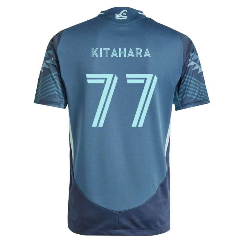 Danxen Kvinder Sota Kitahara #77 Marineblå Grøn Udebane Spillertrøjer 2026/27 Trøje T-Shirt