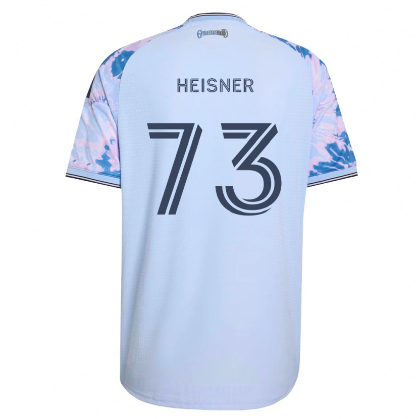 Danxen Kvinder Jacob Heisner #73 Kongelig Blå Hvid Sort Udebane Spillertrøjer 2026/27 Trøje T-Shirt