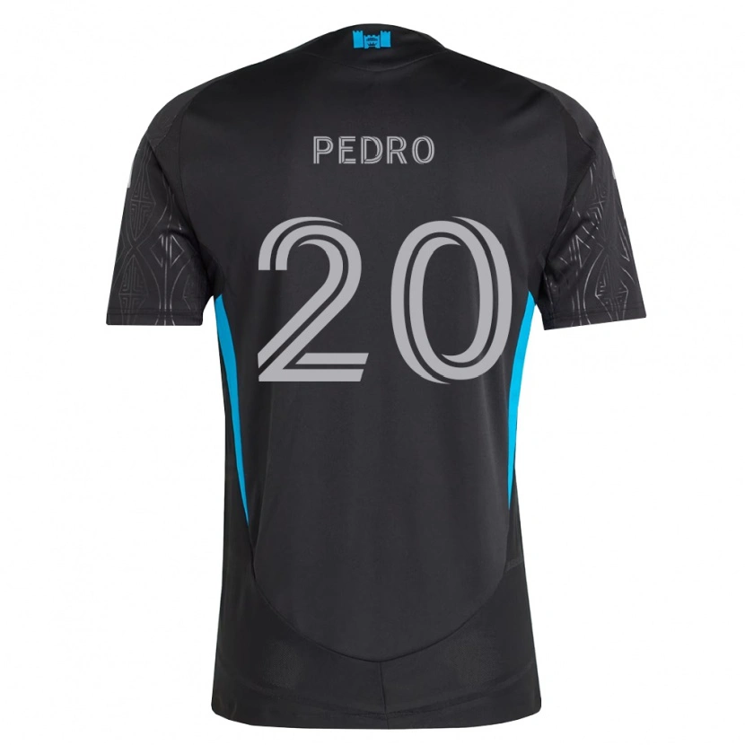 Danxen Kvinder João Pedro #20 Sort Hvid Himmelblå Udebane Spillertrøjer 2026/27 Trøje T-Shirt