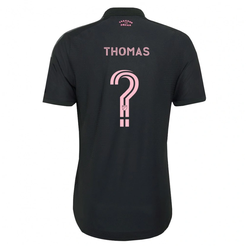 Danxen Kvinder Kobi Thomas #0 Pink Sort Hvid Udebane Spillertrøjer 2026/27 Trøje T-Shirt