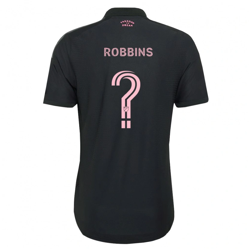 Danxen Kvinder Lukas Robbins #0 Pink Sort Hvid Udebane Spillertrøjer 2026/27 Trøje T-Shirt