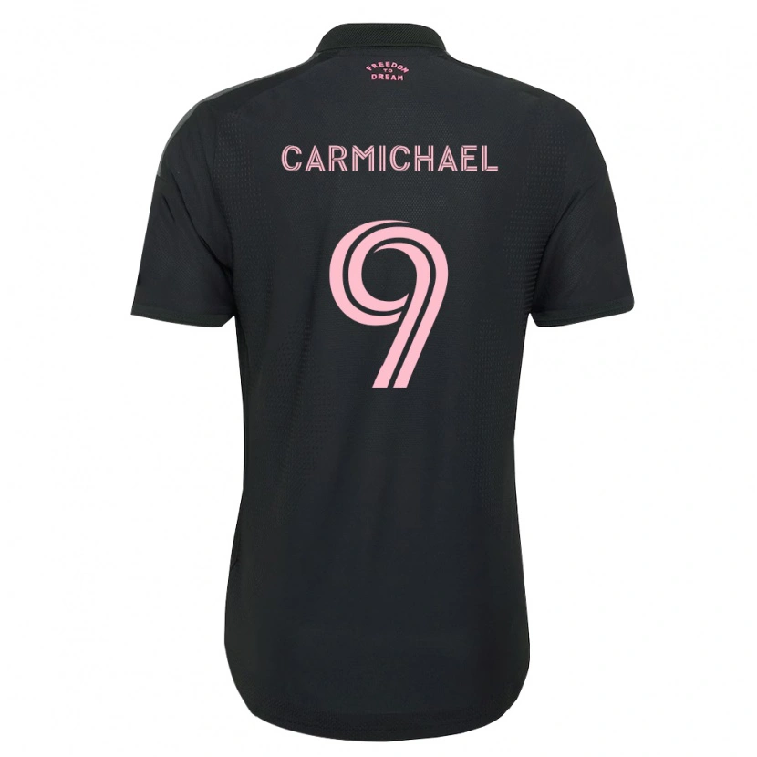 Danxen Kvinder Ryan Carmichael #9 Pink Sort Hvid Udebane Spillertrøjer 2026/27 Trøje T-Shirt