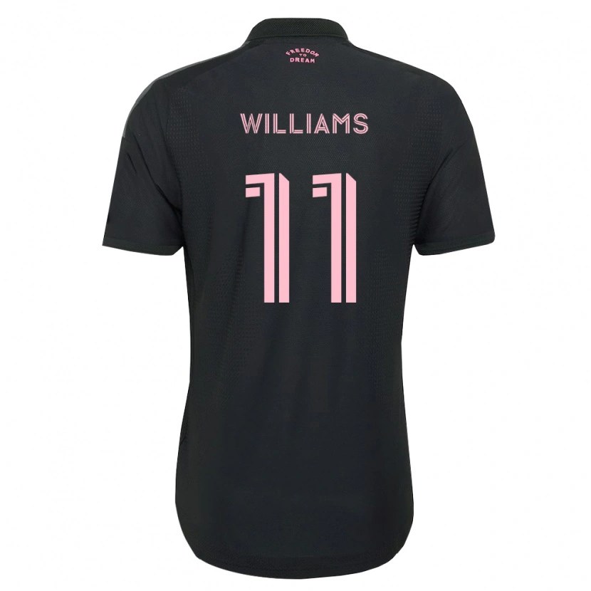 Danxen Kvinder Chaz Williams #11 Pink Sort Hvid Udebane Spillertrøjer 2026/27 Trøje T-Shirt