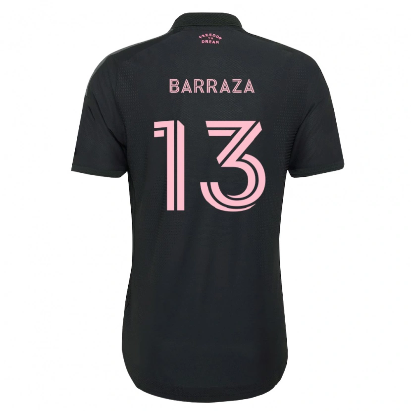 Danxen Kvinder Luis Barraza #13 Pink Sort Hvid Udebane Spillertrøjer 2026/27 Trøje T-Shirt