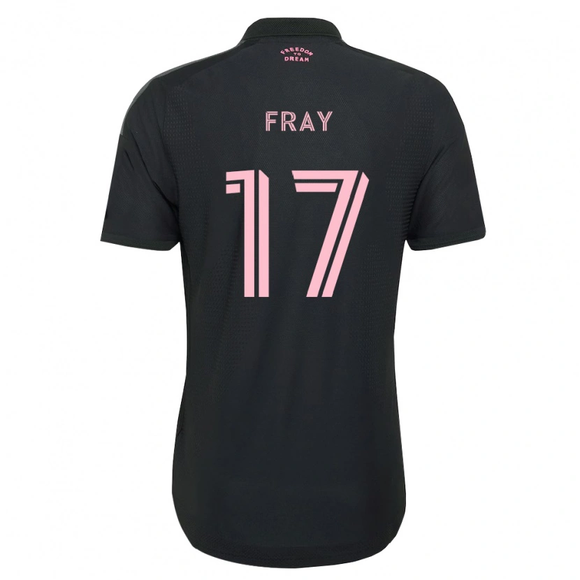 Danxen Kvinder Ian Fray #17 Pink Sort Hvid Udebane Spillertrøjer 2026/27 Trøje T-Shirt