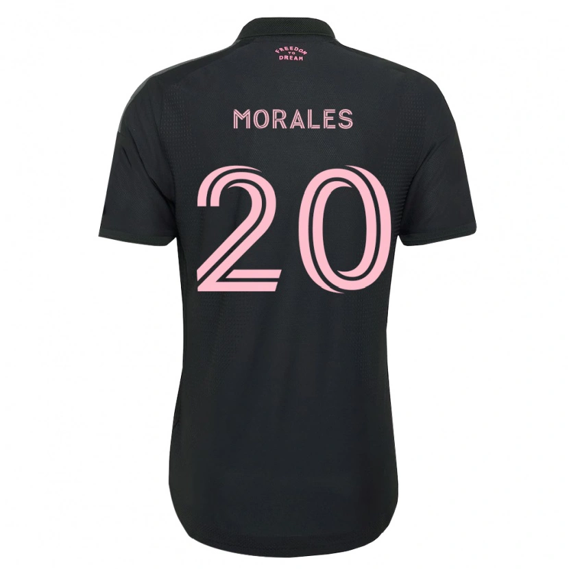 Danxen Kvinder Santi Morales #20 Pink Sort Hvid Udebane Spillertrøjer 2026/27 Trøje T-Shirt