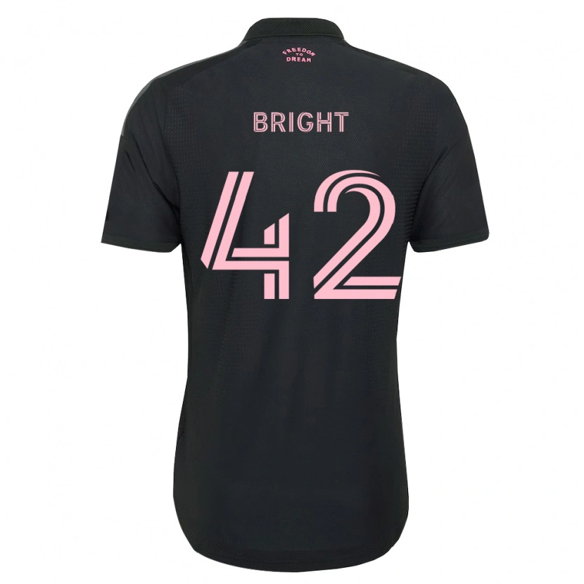 Danxen Kvinder Yannick Bright #42 Pink Sort Hvid Udebane Spillertrøjer 2026/27 Trøje T-Shirt