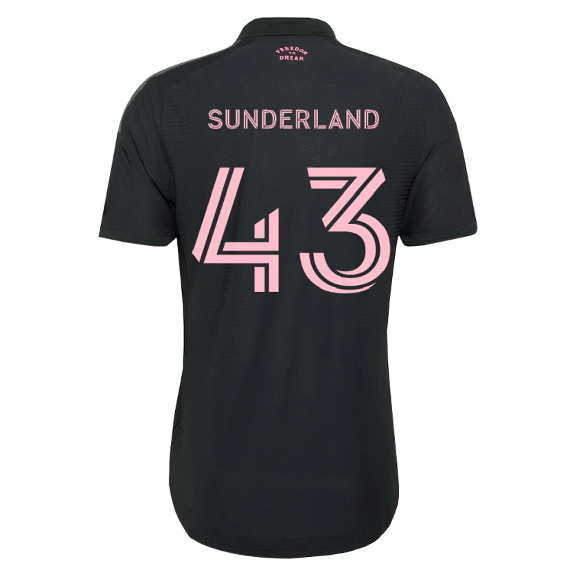 Danxen Kvinder Lawson Sunderland #43 Pink Sort Hvid Udebane Spillertrøjer 2026/27 Trøje T-Shirt