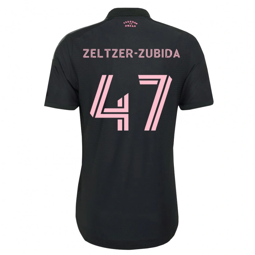 Danxen Kvinder Idoh Zeltzer-Zubida #47 Pink Sort Hvid Udebane Spillertrøjer 2026/27 Trøje T-Shirt