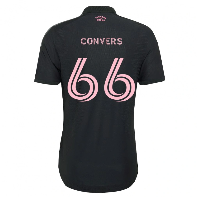 Danxen Kvinder Joseph Convers #66 Pink Sort Hvid Udebane Spillertrøjer 2026/27 Trøje T-Shirt