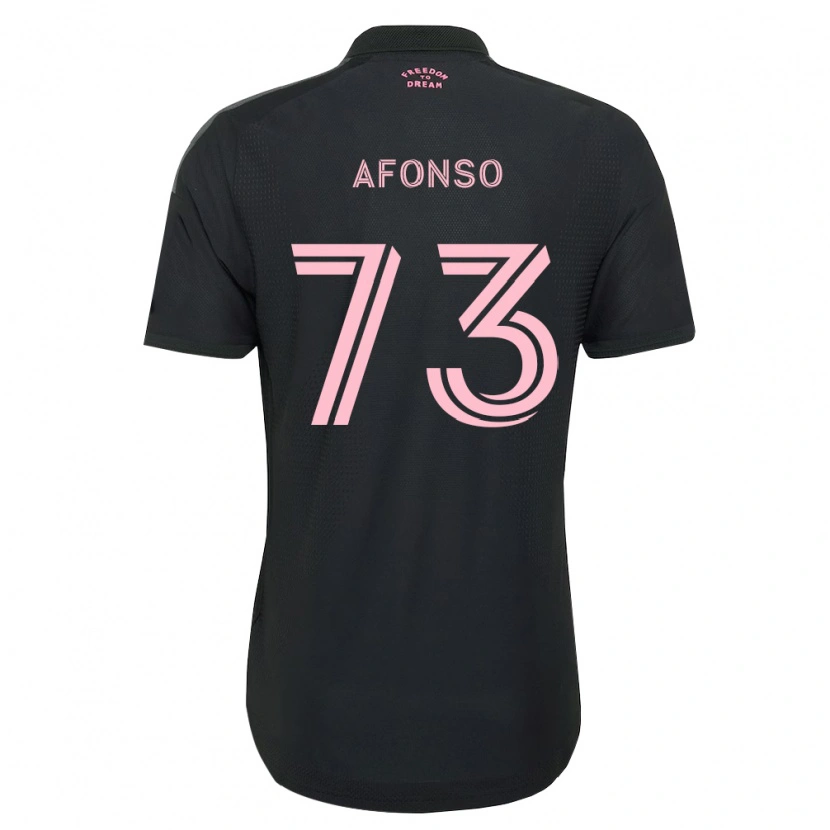 Danxen Kvinder Leo Afonso #73 Pink Sort Hvid Udebane Spillertrøjer 2026/27 Trøje T-Shirt