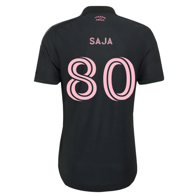 Danxen Kvinder Mateo Saja #80 Pink Sort Hvid Udebane Spillertrøjer 2026/27 Trøje T-Shirt