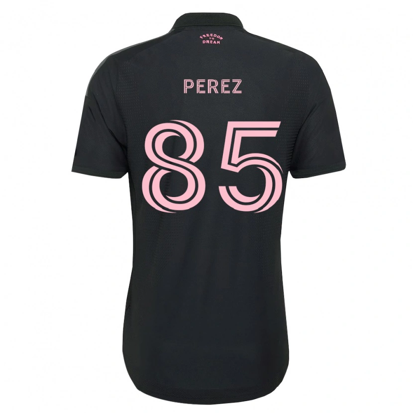 Danxen Kvinder Matthew Perez #85 Pink Sort Hvid Udebane Spillertrøjer 2026/27 Trøje T-Shirt