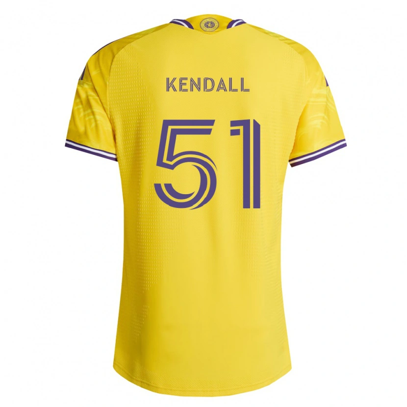 Danxen Kvinder Brady Kendall #51 Gul Lilla Udebane Spillertrøjer 2026/27 Trøje T-Shirt