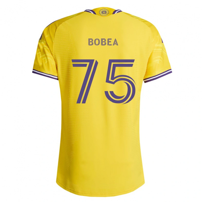 Danxen Kvinder Nicolás Bobea #75 Gul Lilla Udebane Spillertrøjer 2026/27 Trøje T-Shirt