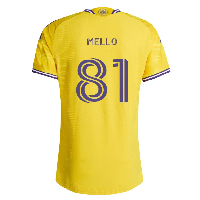 Danxen Kvinder Murillo Mello #81 Gul Lilla Udebane Spillertrøjer 2026/27 Trøje T-Shirt
