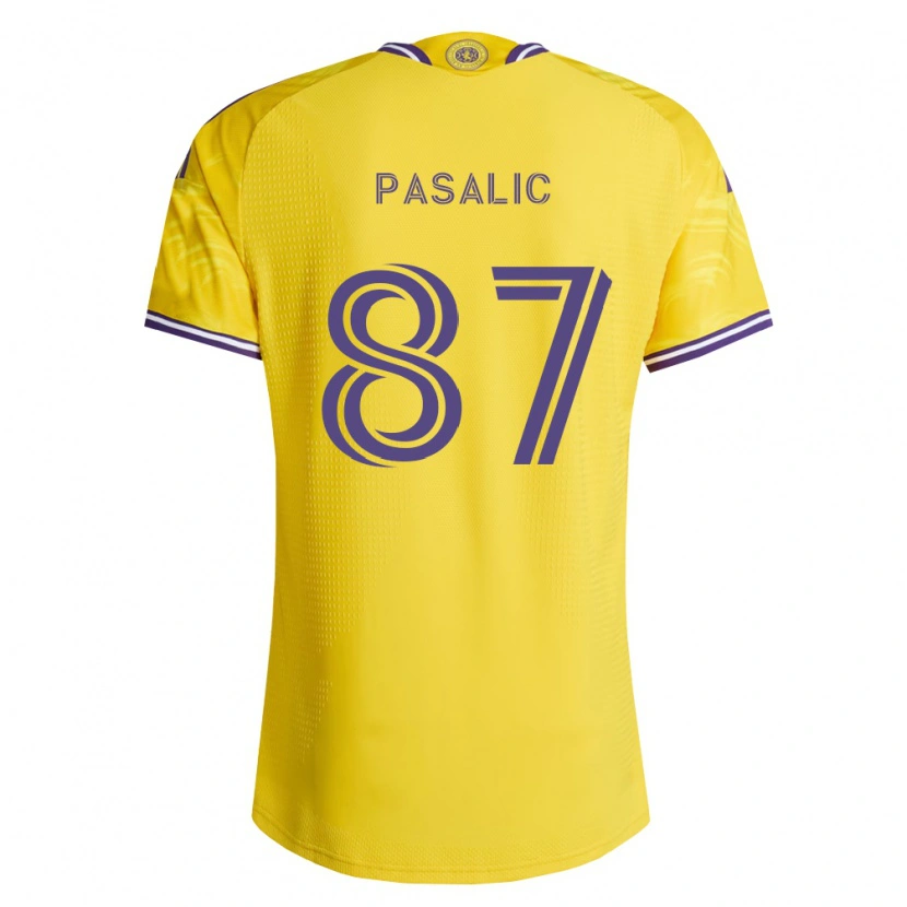 Danxen Kvinder Marco Pašalić #87 Gul Lilla Udebane Spillertrøjer 2026/27 Trøje T-Shirt