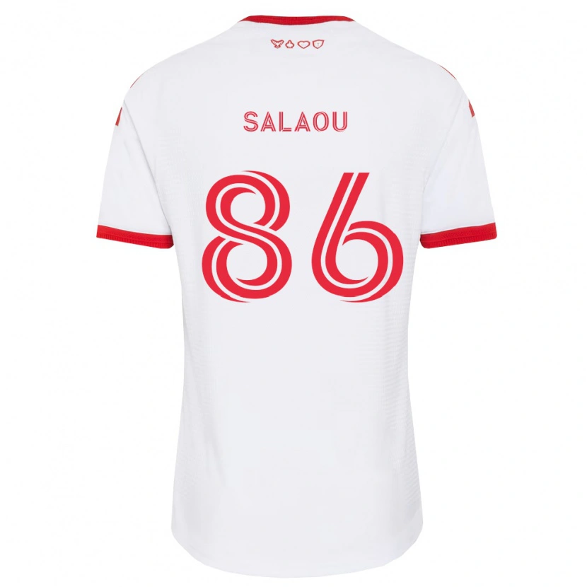 Danxen Kvinder Abundance Salaou #86 Hvid Rød Sort Udebane Spillertrøjer 2026/27 Trøje T-Shirt