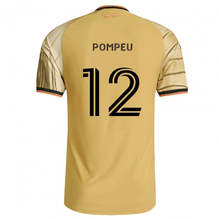 Danxen Kvinder Célio Pompeu #12 Brun Gul Sort Udebane Spillertrøjer 2026/27 Trøje T-Shirt