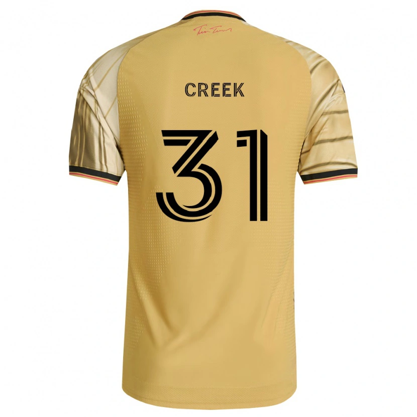 Danxen Kvinder Michael Creek #31 Brun Gul Sort Udebane Spillertrøjer 2026/27 Trøje T-Shirt
