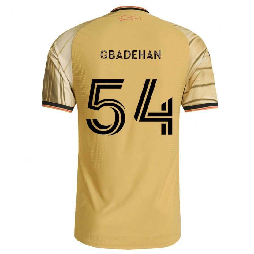 Danxen Kvinder Adeteye Gbadehan #54 Brun Gul Sort Udebane Spillertrøjer 2026/27 Trøje T-Shirt