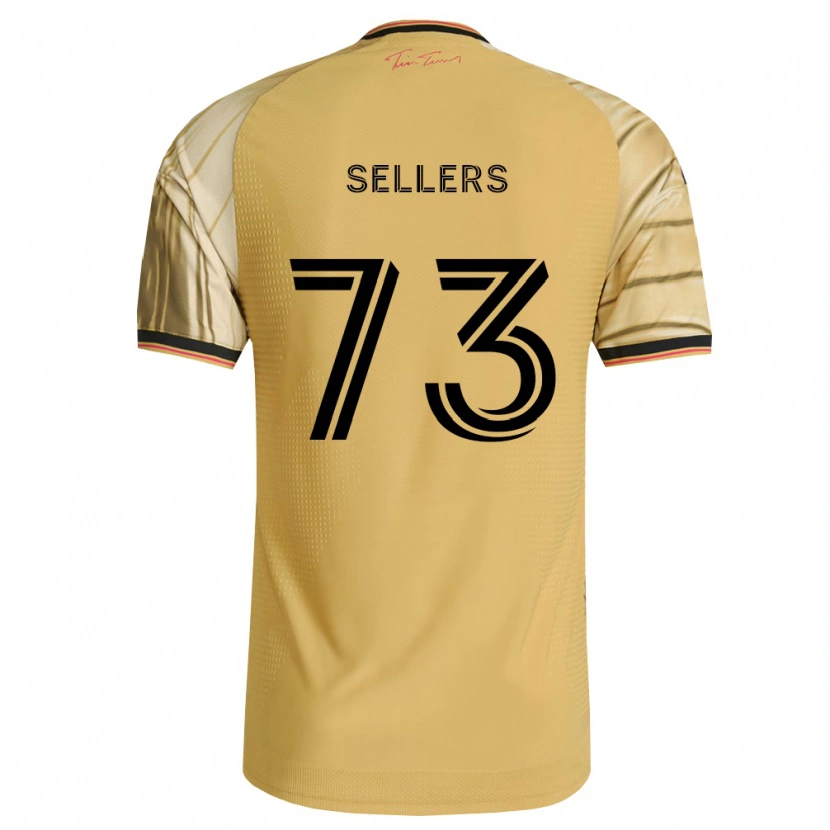 Danxen Kvinder Braydon Sellers #73 Brun Gul Sort Udebane Spillertrøjer 2026/27 Trøje T-Shirt