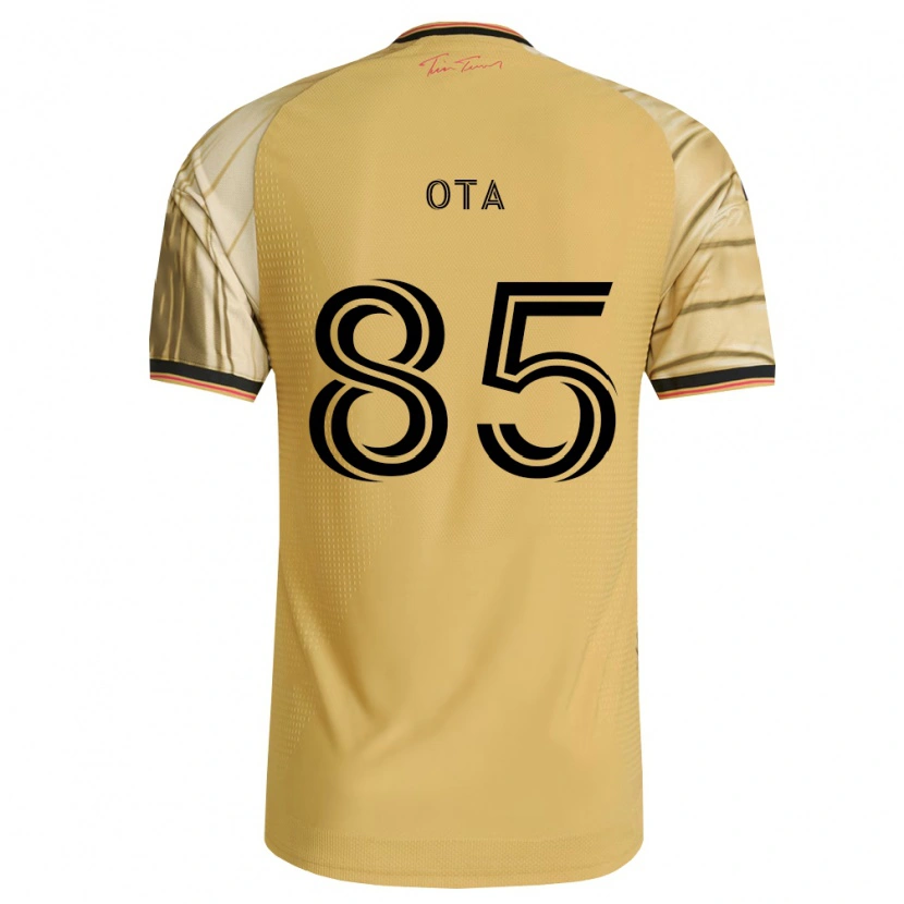 Danxen Kvinder Yuichiro Ota #85 Brun Gul Sort Udebane Spillertrøjer 2026/27 Trøje T-Shirt