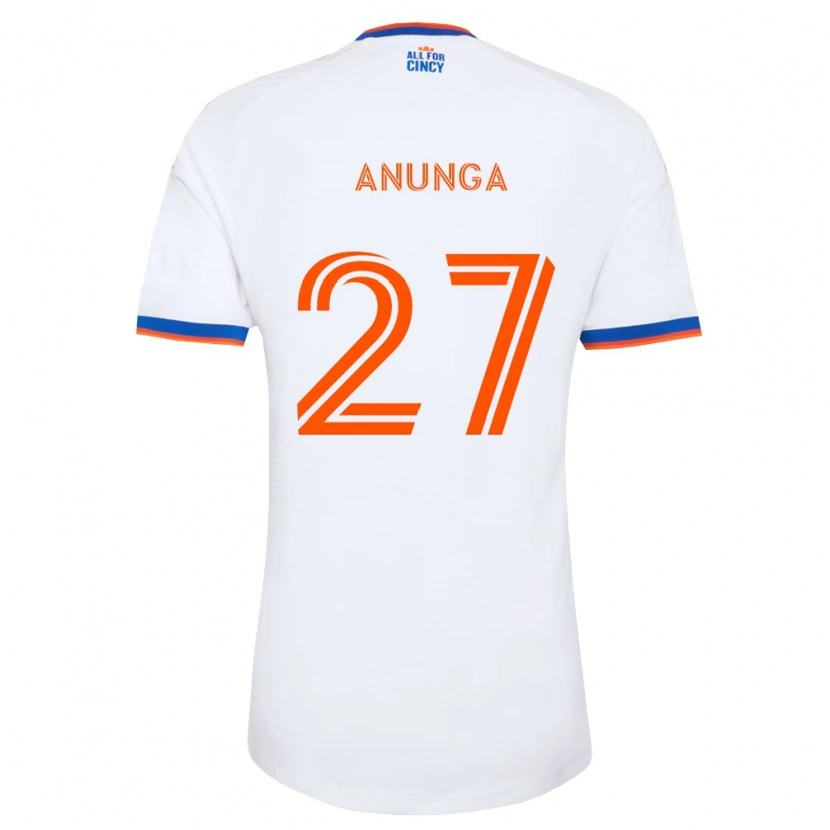 Danxen Kvinder Tah Anunga #27 Hvid Marineblå Orange Udebane Spillertrøjer 2026/27 Trøje T-Shirt