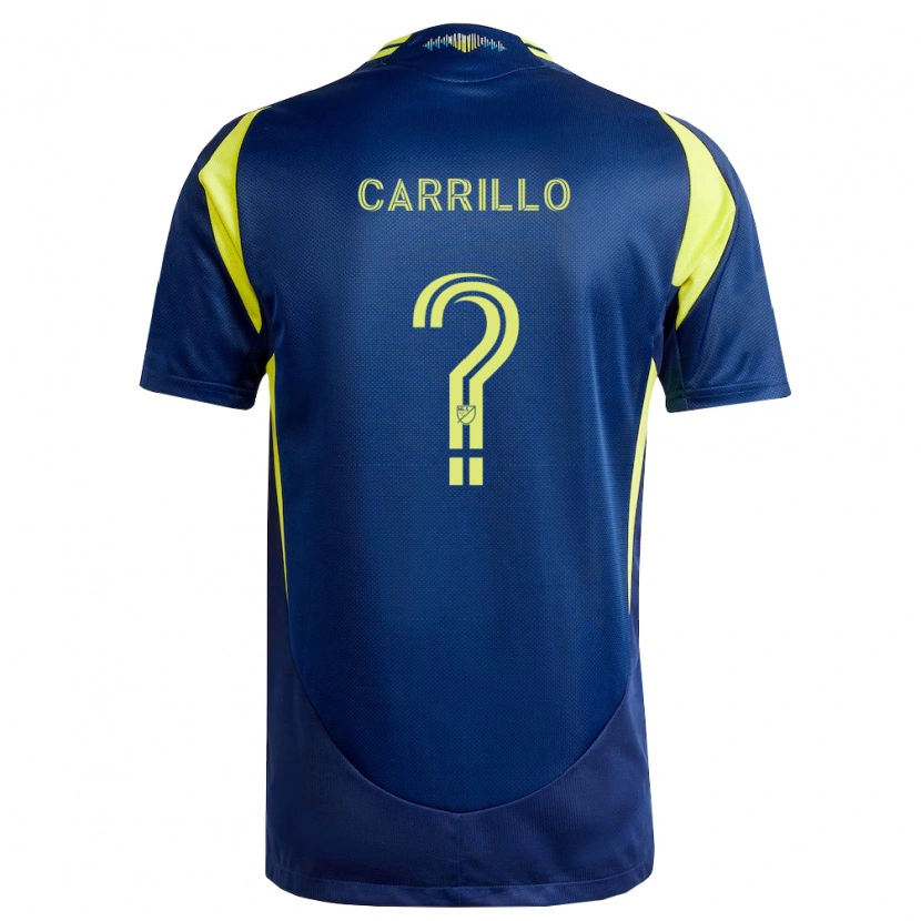 Danxen Kvinder Alejandro Carrillo #0 Gul Marineblå Udebane Spillertrøjer 2026/27 Trøje T-Shirt