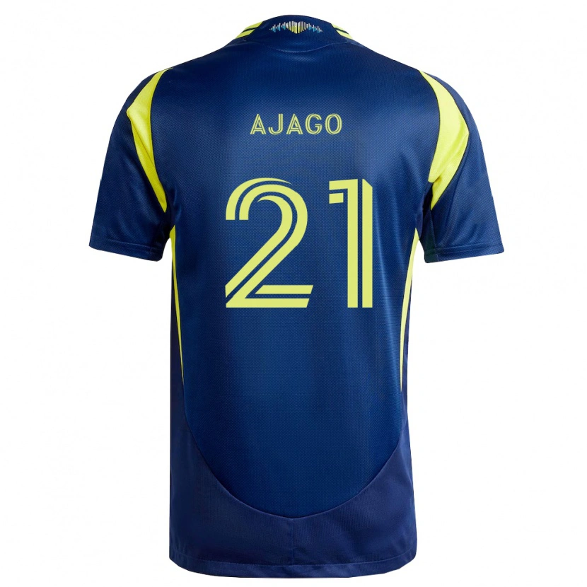 Danxen Kvinder Forster Ajago #21 Gul Marineblå Udebane Spillertrøjer 2026/27 Trøje T-Shirt