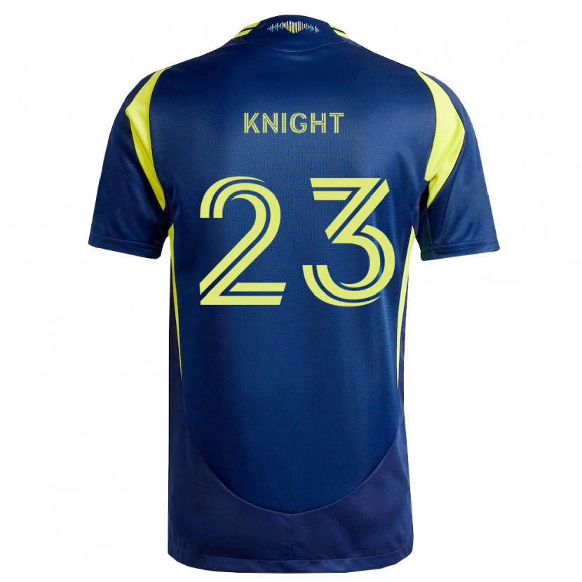Danxen Kvinder Jordan Knight #23 Gul Marineblå Udebane Spillertrøjer 2026/27 Trøje T-Shirt
