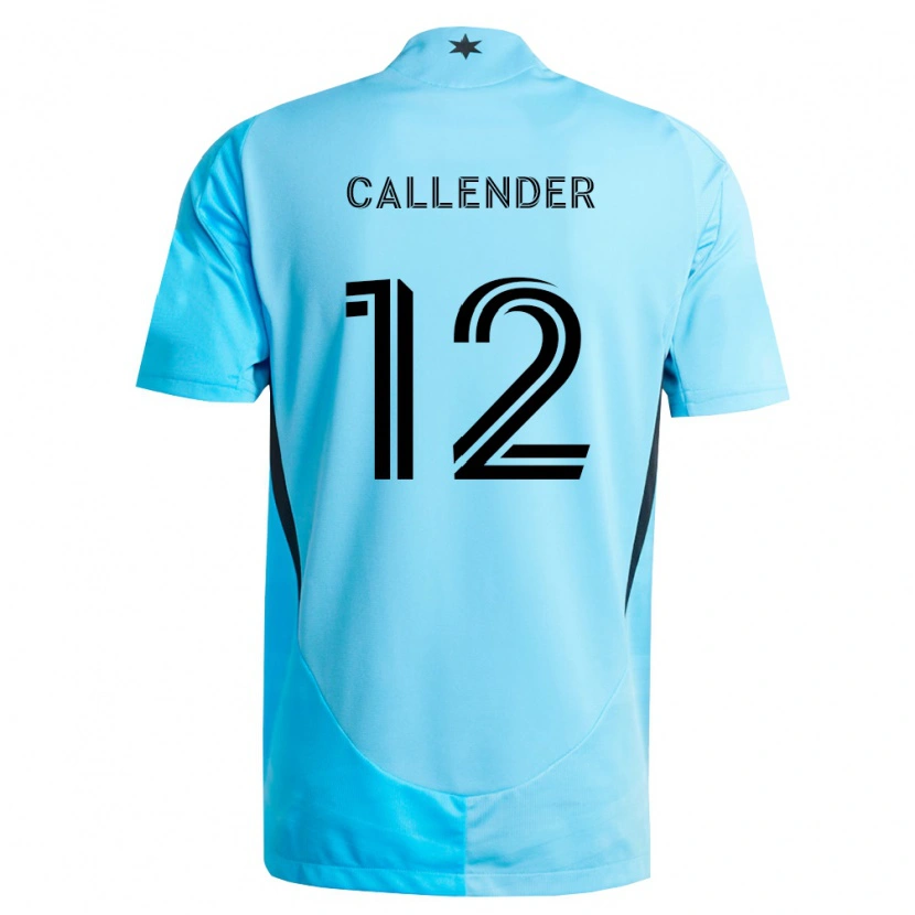 Danxen Kvinder Drake Callender #12 Lyseblå Sort Udebane Spillertrøjer 2026/27 Trøje T-Shirt