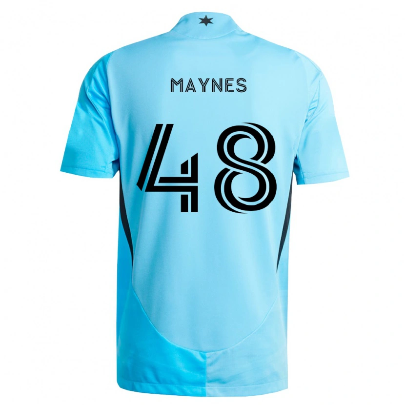 Danxen Kvinder William Maynes #48 Lyseblå Sort Udebane Spillertrøjer 2026/27 Trøje T-Shirt