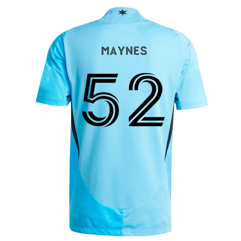 Danxen Kvinder Sullivan Maynes #52 Lyseblå Sort Udebane Spillertrøjer 2026/27 Trøje T-Shirt