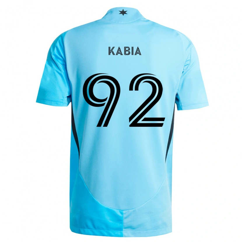 Danxen Kvinder Alpha Kabia #92 Lyseblå Sort Udebane Spillertrøjer 2026/27 Trøje T-Shirt
