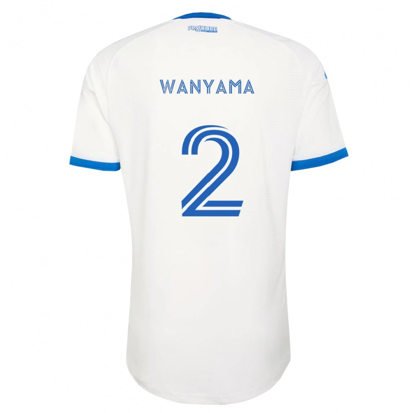 Danxen Kvinder Victor Wanyama #2 Himmelblå Hvid Udebane Spillertrøjer 2026/27 Trøje T-Shirt