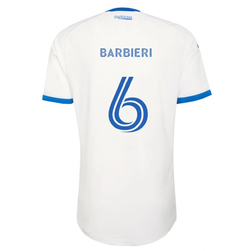 Danxen Kvinder Juliano Barbieri #6 Himmelblå Hvid Udebane Spillertrøjer 2026/27 Trøje T-Shirt
